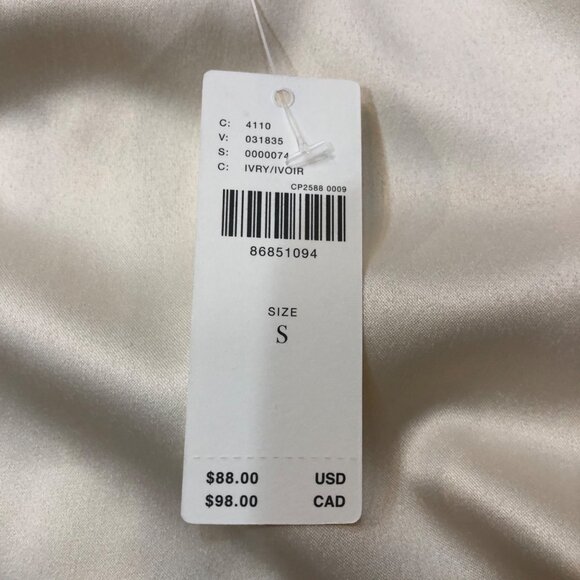 Anthropologie Ivory Short Sleeve Crop Top - Picture 7 of 9